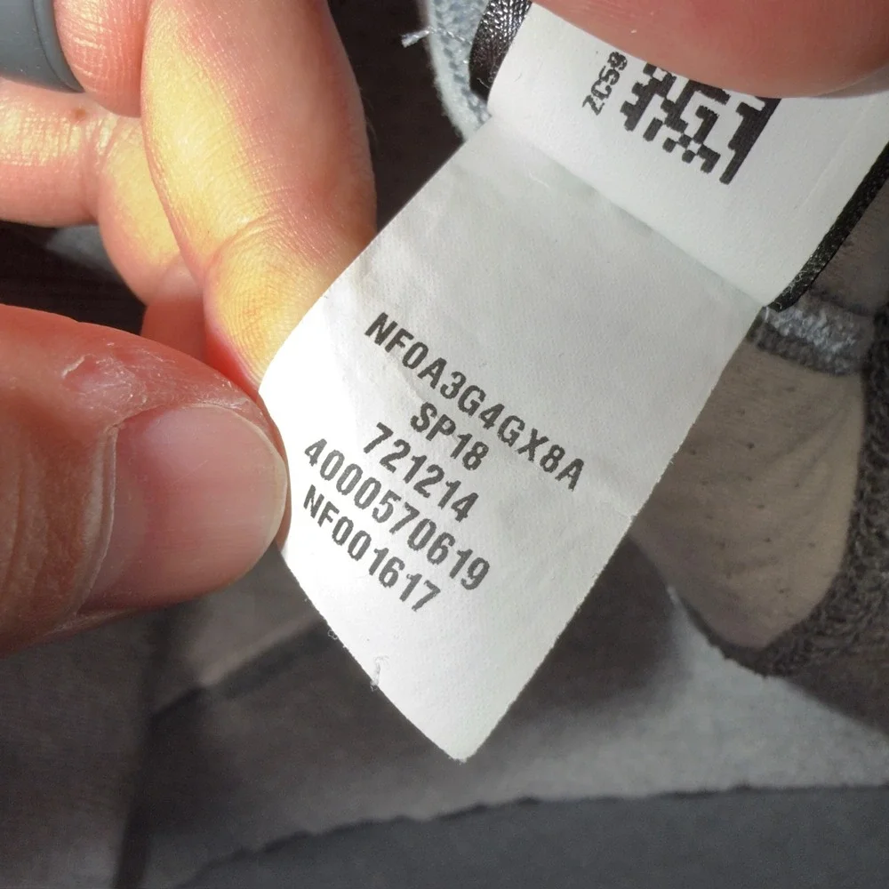 The North Face Mens Gray Snap Front Hooded Jacket NF0A3G4GX8A Size S